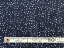 パッチワーク 生地 USACOTTON 紺色:数量1=10cm