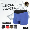 【楽天ブラックフライデー☆11/27 01:59まで】 吸水量 5cc 失禁パンツ 男性用 ボクサーパンツ 前開き 前閉じ メンズ パンツ 紳士 吸水パンツ メ...