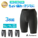 【楽天ブラックフライデー☆11/27 01:59まで】 3枚組 吸水量 5cc 失禁パンツ 男性用 尿漏れパンツ ボクサーパンツ ロング丈 メンズ 人気パンツ ...