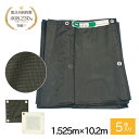 【5%OFF!28h限定クーポン&P2☆お買い物マラソン♪7/19 20:00~7/26 01:59】 防炎メッシュシート 1.525×10.2m 5枚入 2類メッシュシート 解体 足場 塗装 日除け シェード 安全ネット 遮光 遮熱 目隠し 防虫 落下防止 転落防止 ドッグラン 1863 日除けネット