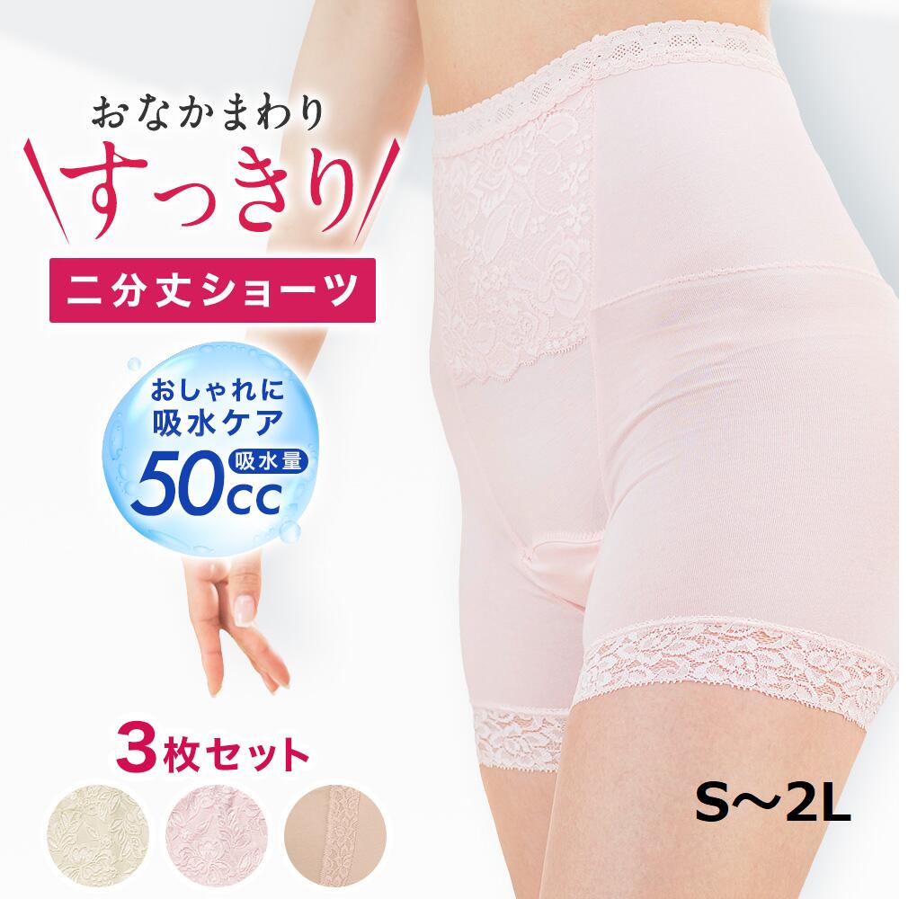 【P2倍☆お買い物マラソン 5/27 01:59まで】 失禁パンツ 女性用 尿漏れパンツ パワーネット ソフトガー..