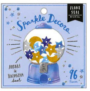 【フレークシール】クーリア　スパークルデコラシール　　/　ブルースター　21224