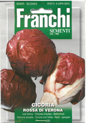 【イタリア野菜の種】FRANCHI社　リーフチコリROSSA　DI　ERONA【40/13】