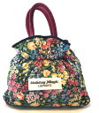 【エコバッグ】バッグインバッグ フラワー お買い物マイバッグ 携帯バッグ