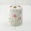 【歯ブラシスタンド】チューリップガーデン 磁器製の歯ブラシ立て tulip gardenシリーズ