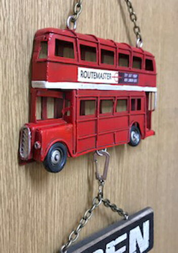 【サインボード】キーストーン　OPEN・CLOSED　サインボード　/　ダブルデッカー　※宅配便のみ