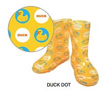 【KIDS RAIN BOOTS】DUCK DOT