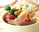 【お弁当グッズ】 おかずピック 8本入(4種各2本) P-2972 おかずにさすだけ!可愛いお弁当の出来上がり!!