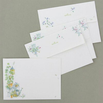 【封筒】Hallmark ギフトガーデン 同柄封筒4枚セットEEE-662-561 ハガキが入るサイズ