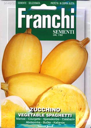 【イタリアの野菜の種】FRANCHI社　ズッキーニ　vegetable spaghetti