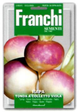 【イタリアの野菜の種】FRANCHI社　ターニップ・TOND