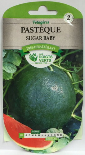 【フランスの果菜の種】CATROS社 スイカ・Sugar Babyシュガーベビー種 288