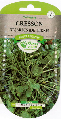 【フランスの野菜の種】CATROS社　クレソン　DE JARDIN（DE TERRE）《固定種》153