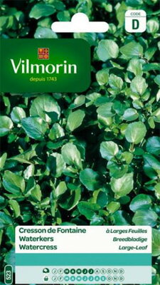 【フランス野菜の種】Vilmorin社 クレソン Cresson de Fontaine V-523