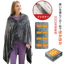 2023冬革新版 ファスナー付き 電気 着る毛布 掛け敷き兼用 電気毛布 掛け 着る 肩掛け フランネル 洗える 3段階温度調節 電気ブランケット 電気ひざ掛け...