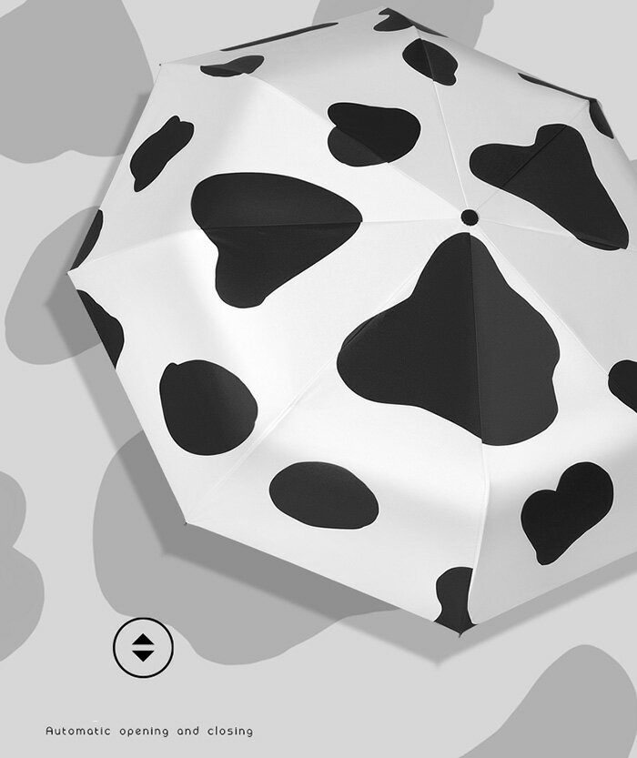 折りたたみ傘 牛柄 軽量 折り畳み傘 レディー...の紹介画像2