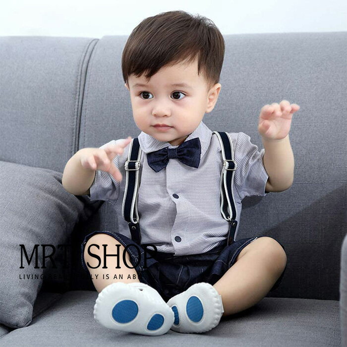 ベビーフォーマル ロンパース 男の子 洋装フォーマル カバーオール 半袖 長袖 蝶ネクタイ サロペット 赤ちゃん 夏 結婚式 セレモニー お宮参り