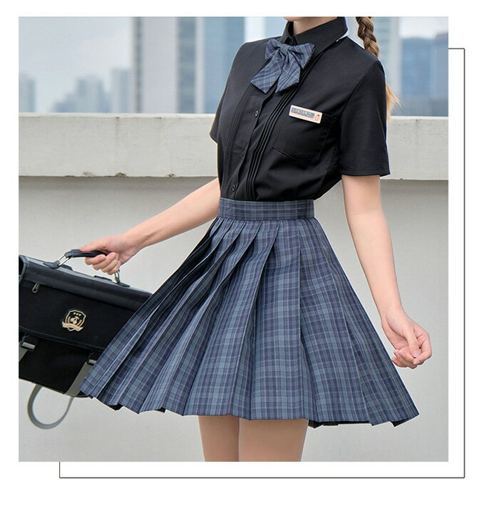 スクールスカート ミニ プリーツスカート 制服 学生服 蝶ネクタイ付き スカート チェック柄 ひざ丈 春 きれいめ Aライン 大きいサイズ レディース ネイビー 女子制服 年間使いやすい オールシーズン 仮装 レディース 高校生 中学生 学生 通学 女子 入学