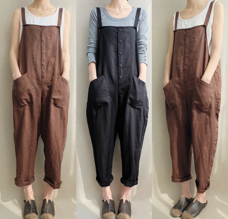 パンツ 作業ズボン サロペット オーバーオール レディース ゆったり Overalls つなぎ 作業服 カジュアル ワークマン オールインワン 春 秋 冬