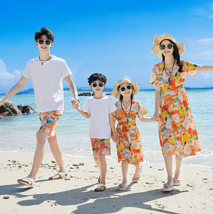 親子 ペアルック アロハシャツ ワンピース 夏...の紹介画像2