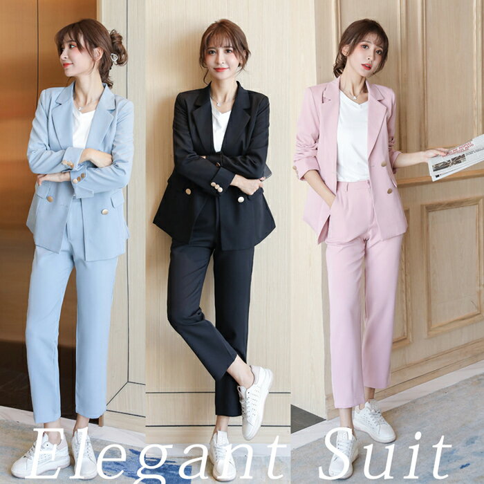 スーツ レディース ビジネススーツ パンツスーツ リクルート 通勤 セットアップ フォーマルスーツ オフィス 就活 面接 ママスーツ ビジネス ジャケット パンツ OL 30代 40代 体型カバー 大きいサイズ お受験 卒業式 入学式 事務服 結婚式 喪服 葬式 母の日 ギフト S/M/L/XL