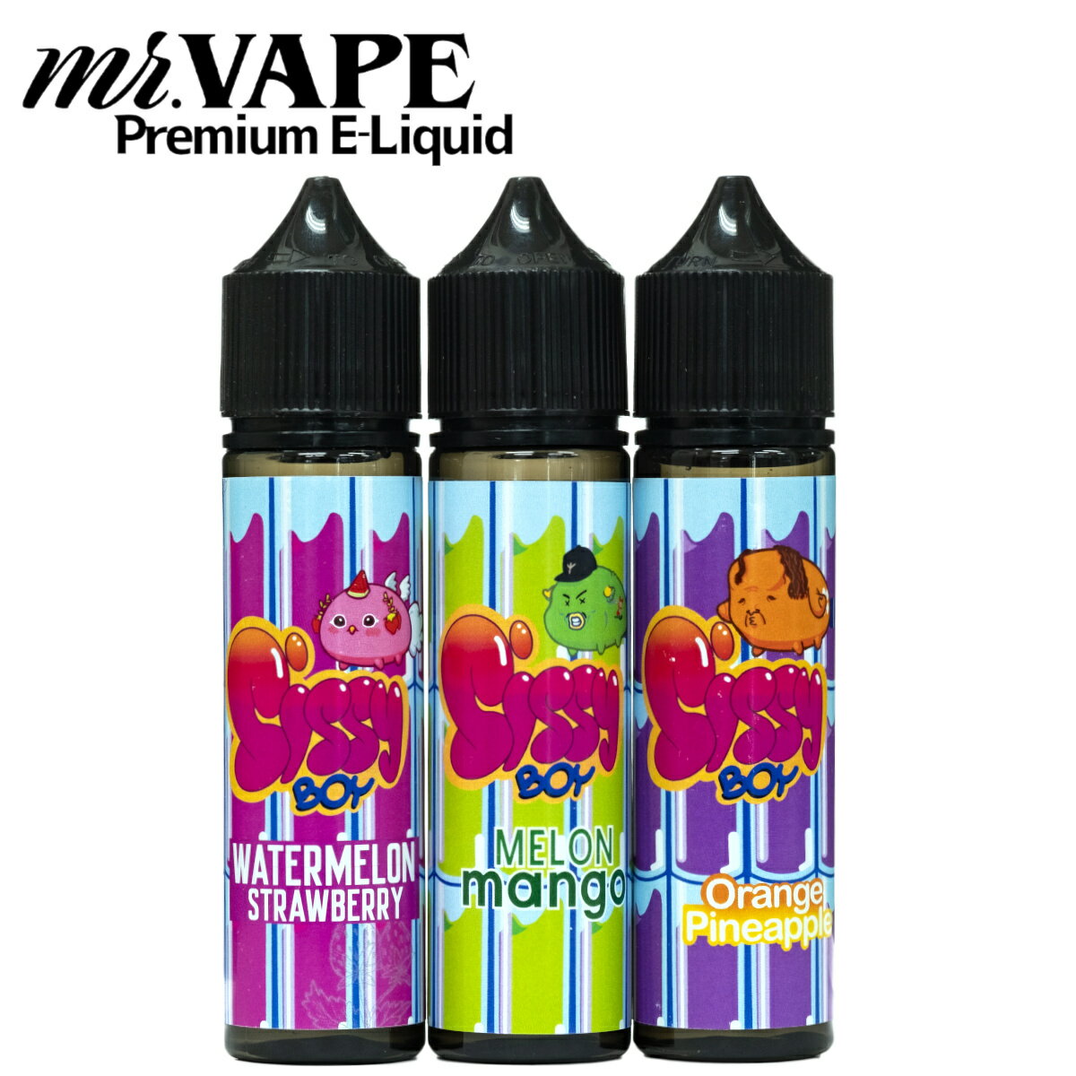 SISSY BOY vape リキッド 送料無料 ベイプ 禁煙 節煙 リキッド フルーツ スイカ イチゴ 苺 メロン マンゴー オレンジ パイナップル パイン ミント 柑橘　爆煙