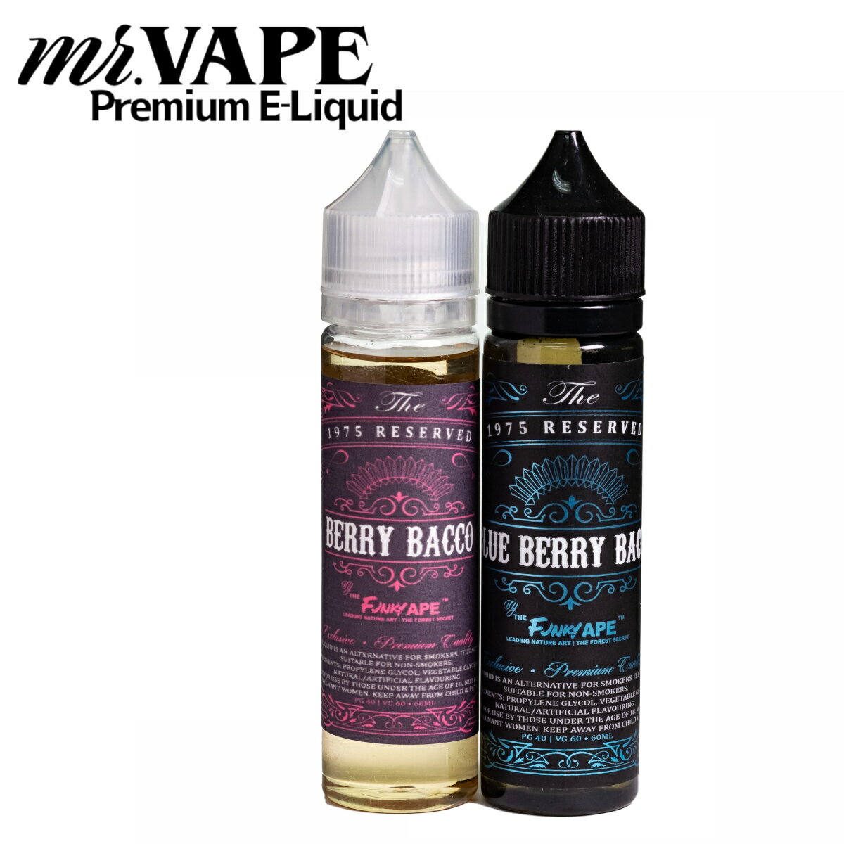 FUNKY APE BERRY BACCO BLUE BERRY BACCO vape リキッド 送料無料 ベイプ 禁煙 節煙 ストロベリー ブルーベリー タバコ vape 電子タバコ リキッド