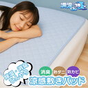 【調湿くんの涼感敷きパッド】 調湿くん センサー付き 冷感 接触冷感 涼感 パッド シングル セミダブル ダブル クイーン (除湿 吸湿 湿度調整 湿気取り 消臭 脱臭 VOC 子供 ベビー 防ダニ 防カビ シリカゲル)