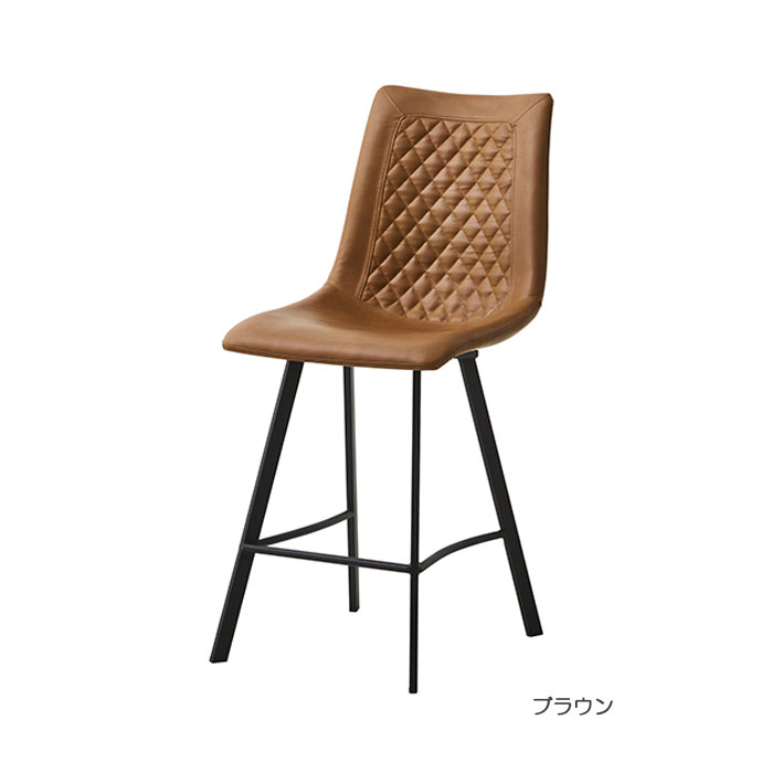 ダイニングチェア ダイニングチェアー カウンターチェアー ハイチェアー 椅子 ヴィンテージ調 インダストリアル 2脚セット グレー ブラウン マラソン 新生活 大川 木工祭 [2]