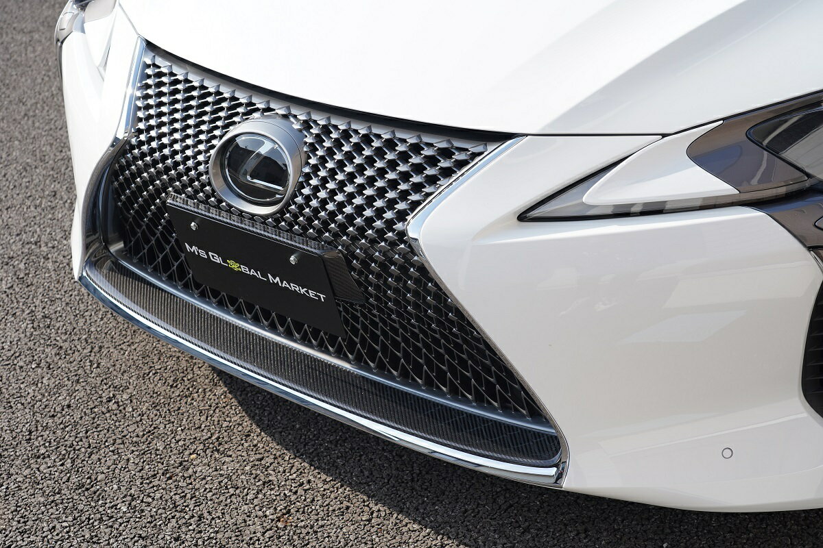 日本製　LC500/h用　コンバーチブル ドライカーボン カーボン ロアグリル ドライカーボン CFRP LEXUS レクサス