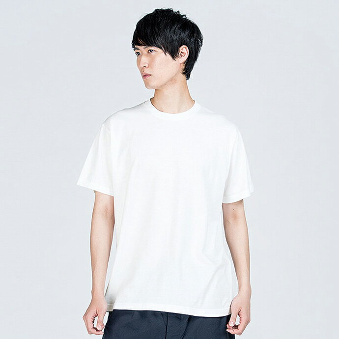 Tシャツ 無地 半袖 メンズ レディース PrintStar 085-CVTプリントスター シンプル おしゃれ 綿100％ コットン 男女兼用 5.6oz 5.6オンス ティーシャツ ヘビーウェイト 大きいサイズ ビッグサイズ ビッグシルエット クルーネック 丸首 白T 黒T