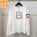45%OFF【春夏 お買い得 OUTLET SALE】angeebros(アンジーブロス)小紋柄Bモチーフ ロゴ ダブルライン デザイン 長袖 Tシャツ【48(L)】【アンジェロ服】 アウトレット セール ゴルフ 服 【日本製】 トップス