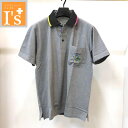 40%OFF【春夏 お買い得 OUTLETSALE】Hifumi(ヒフミ)アシンメトリー衿×前立て・衿裏アクセント デザイン 半袖 ポロシャツ グレー 【48(L)】 オリエント ヒフミ服 カプリ capri アウトレット セール ブランド ゴルフ 服 トップス