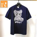 45%OFF【春夏 お買い得 OUTLET SALE】PAGELO(パジェロ)アート風×ベアー(クマ)モチーフ デザイン 半袖 丸首 綿100% ストレッチ Tシャツ ネイビー 【M】 アンジェロ パジェロ服 アウトレット セール ブランド ゴルフ 服 トップス