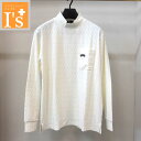 40%OFF【春夏秋 お買い得 OUTLETSALE】Hifumi(ヒフミ)同色系×幾何学模様 デザイン 長袖 モックネック 適度な薄手 ストレッチ インナー ポケットあり ホワイト(白色) 【48(L)】 オリエント ヒフミ服 カプリ capri アウトレット セール ブランド ゴルフ 服 トップス