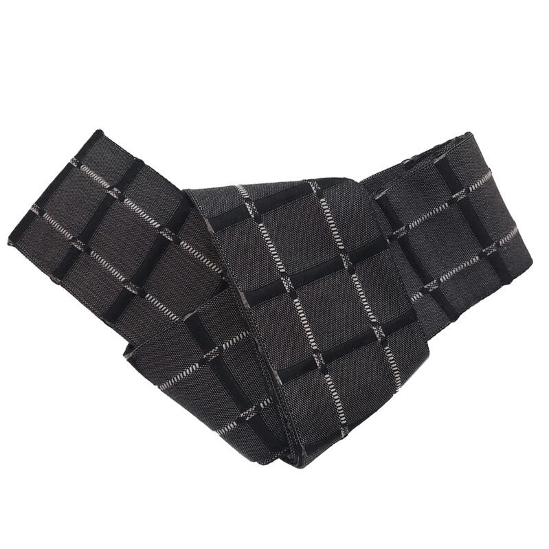 ☆ こだわりの上質な逸品 ☆□□□ 角帯 □□□■ 男物 紳士物 メンズ■ 綿 100%■ 黒色 × 白鼠色■ 市松格子 両面柄