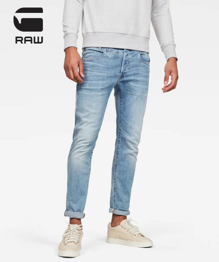 G-STAR RAW ジースターロウ ジーンズ D-STAQ SLIM (D06761-8968-8436) デニムパンツ ストレッチ スリム 細め 立体裁断 メンズ ブランド インポート カジュアル アメカジ 送料無料