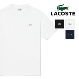 ラコステ Tシャツ メンズ LACOSTE ラコステ Tシャツ 半袖 クルーネック ワンポイント 無地 クラシックフィット (TH5582) 半袖Tシャツ メンズ ブランド 紳士 カジュアル スポーツ 白紺黒 父の日ギフト