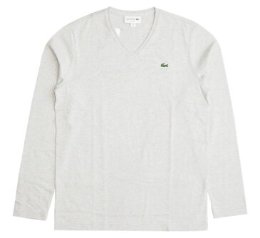 LACOSTE ラコステ 長袖Tシャツ Vネック ワニワッペン (TH340) スリムフィット 無地 日本製 Tシャツ ロンT 長袖 メンズ レディース ペアルック カジュアル アメカジ スポーツ ブランド あす楽 送料無料