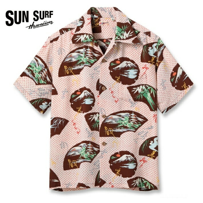 SUN SURF サンサーフ アロハシャツ 開襟シャツ 日本製 ジャパニーズトラディション (SS39418) メンズ カジュアル アメカジ ブランド