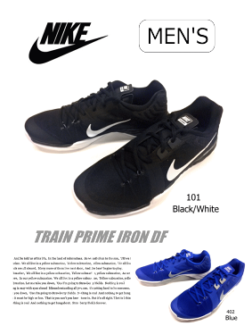 靴 ナイキ トレインプライムアイアンDF nike メンズ TRAINING トレーニング シューズ ブラック ブルー