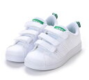 アディダス adidas キッズ VALCLEAN 2 CMF K バルクリーン2 ホワイト グリーン