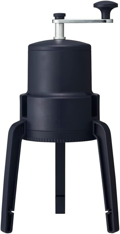 ドウシシャ かちわり手動かき氷器 折り畳み可+収納袋付きで持ち運びに便利 キャンプにもおススメ 市販の氷使用可能 ブラックのサムネイル