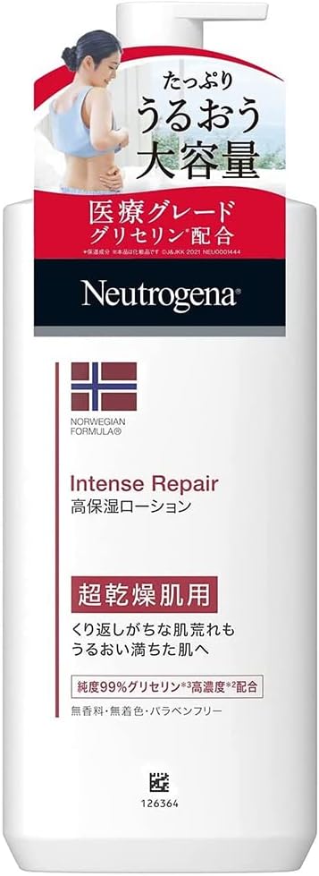 ニュートロジーナ ノルウェー フォーミュラ インテンスリペア ボディ エマルジョン 超乾燥肌用 無香料 ..