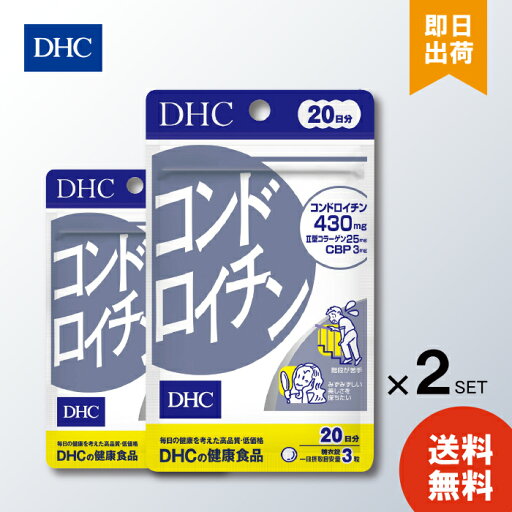 DHC コンドロイチン 20日分 ×2 ディーエイチシー サプリメント コンドロイチン 亜鉛 II型コラーゲン サプリ 健康食品 粒タイプ DHC コンドロイチン 20日分 ×2 ディーエイチシー サプリメント コンドロイチン 亜鉛 II型コラーゲン サプリ 健康食品 粒タイプ