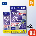 DHC 速攻ブルーベリー 20日分 40粒 ×2 ビタミンB類 ビルベリー アサイーエキス ポリフェノール配合