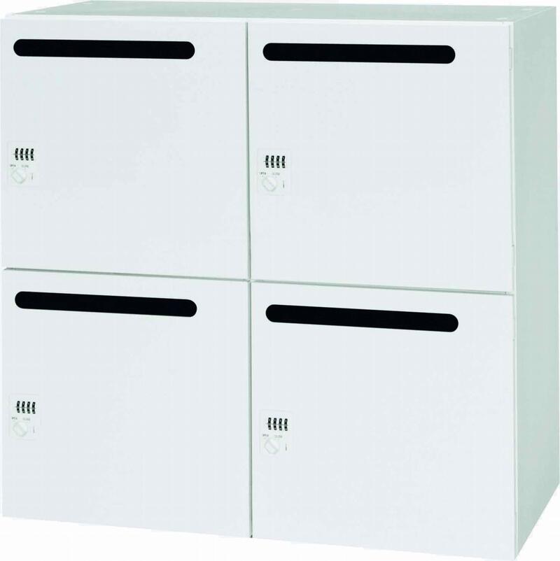 Rakuten - 【在庫処分】 【新品】 ダイシン工業 パーソナルロッカー＋1段ラテラルキャビネットV940-094MLD V940-104D 専用ベース付 W900×D400×H1280ミリ 約64kg 【トラック車上お渡し】