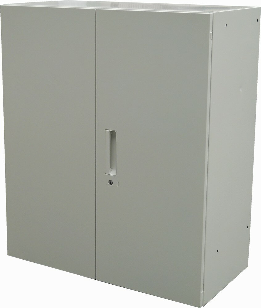 Rakuten - アウトレット プラス 両開き書庫D＝450ミリ A4ファイル3段収納 ホワイト色 L6-105A