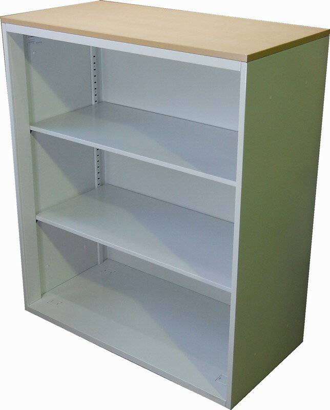 わけあり　アウトレット（訳あり）　オープン書庫H1050ミリ　O−10（C）オフホワイト【天板付き】【送料無料】