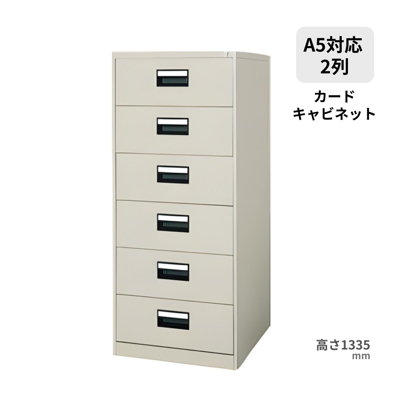 Rakuten - コクヨ KOKUYO カードキャビネット A5サイズ引出しタイプ 2列6段 F1色 W565×D620×H1335mm A5-026F1